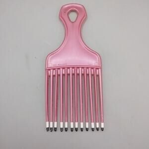 Vintage Goody Lift Comb Hair Pick with Handle Retro Hair Care 1980-90s Pink USA